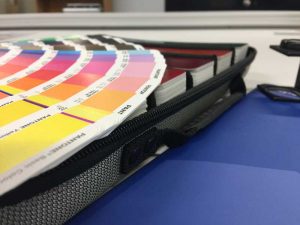 Pantone colour guide swatches