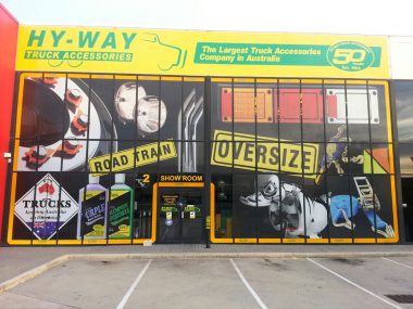 One way vision window graphics