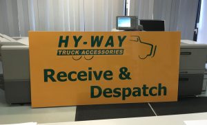 Aluminium outdoor sign