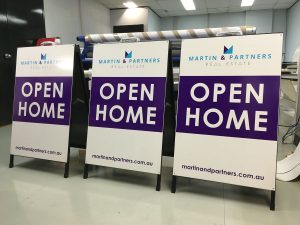 Weather resistant A-Frame Sign