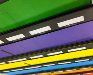 Colourful vehicle deal folders