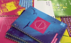 Full colour wiro bound booklet