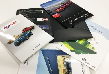 A4 size corporate presentation folders