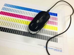 Spectrophotometers read colour