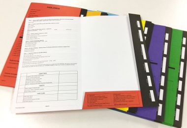 Vehicle deal presentation folders