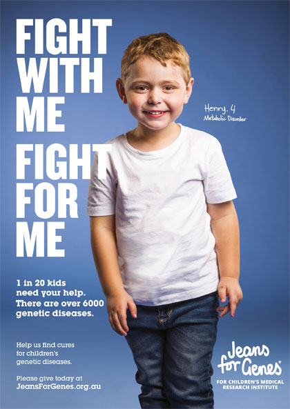 Jeans for Genes campaign