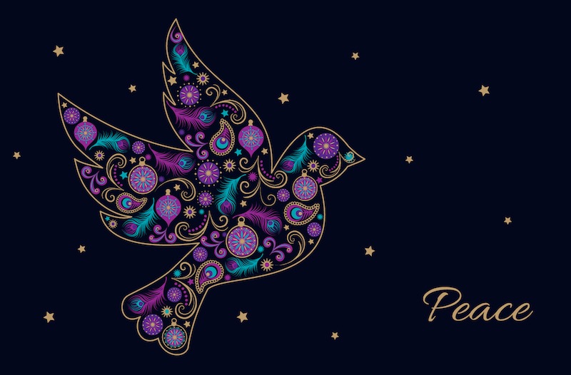 Dove of Peace Code: DO894, Gold Foil