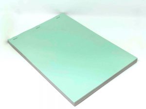 Side stitched soft cover duplicate NCR Book