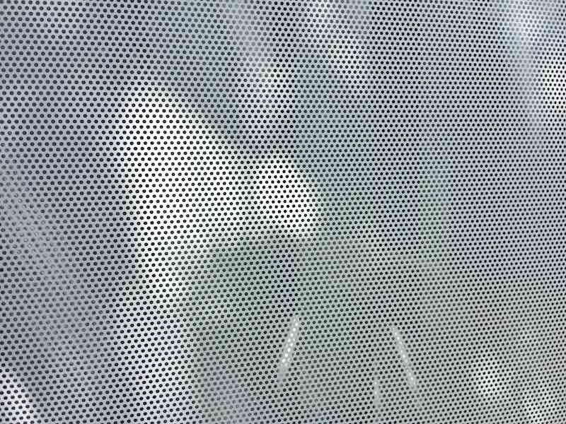 Perforated vinyl