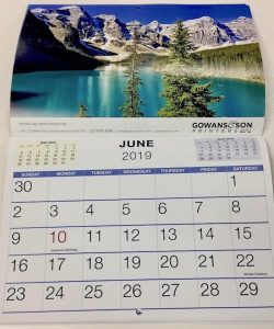 Custom printed promotional calendars Chipping Norton