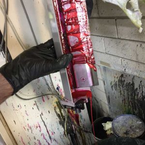 Off set press wash up, messy but necessary!