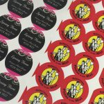 45mm round stickers from Gowans & Son, Chipping Norton, Sydney