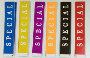 Fluorescent Stickers printed in Liverpool NSW