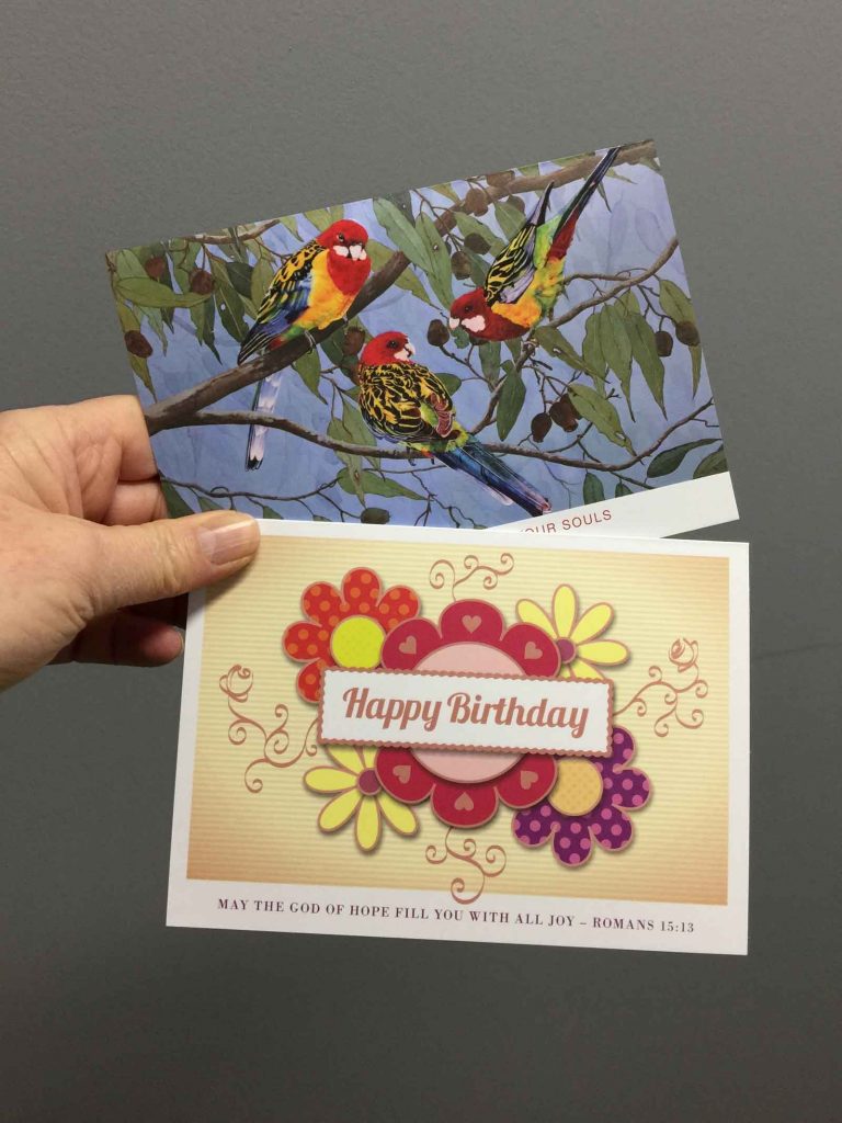 Custom greeting cards proudly printed in Chipping Norton Liverpool Sydney NSW, nation wide delivery