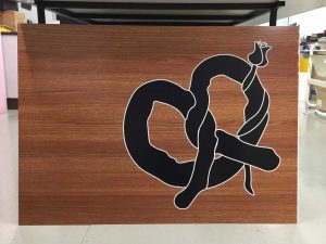 Perspex sign