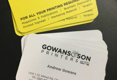 Business cards with round corners printed in Chipping Norton Sydney, the perfect pocket size marketing tool