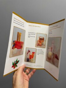 A4 flyer folded to in three DL size in Chipping Norton Sydney