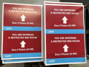 PPE Poster Sets for Southern Cross Care printed in Liverpool NSW