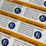 Button Battery Compliance Stickers in Chipping Norton Sydney