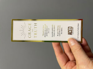 Gold foil Bookmarks in Chipping Norton