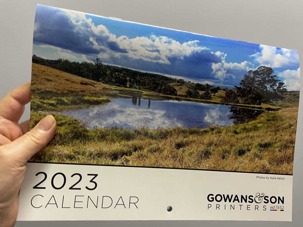 Custom Calendars printed Chipping Norton Sydney