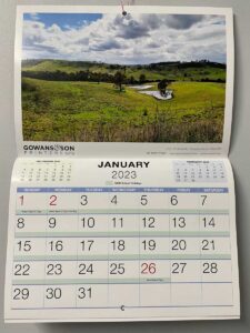 Custom Calendars printed Chipping Norton Sydney