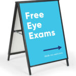 A-frame Stand sign with corflute insert in Chipping Norton Sydney