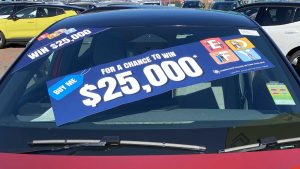 Windscreen Banners and Decals for Car Dealerships printed in Chipping Norton Sydney