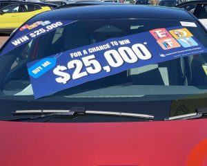 Windscreen Banners and Decals for Car Dealerships printed in Liverpool NSW