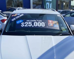 Windscreen Banners and Decals forCar Dealerships printied in Liverpool NSW