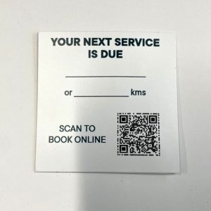 Lube Service Stickers in Chipping Norton NSW