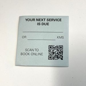 Lube Service Stickers in Chipping Norton Liverpool NSW